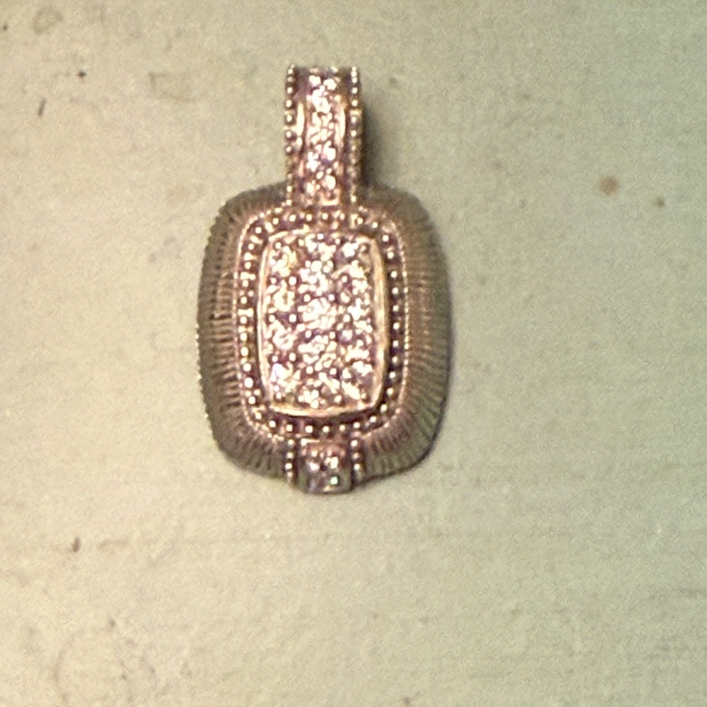 Judith Ripka Sterling Silver Tag Enhancer